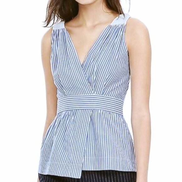 Banana Republic Crossover Sleeveless Blouse 6 - Picture 1 of 3